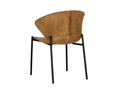 SUNPAN Eric Fabric Armless Dining Chair 2PC