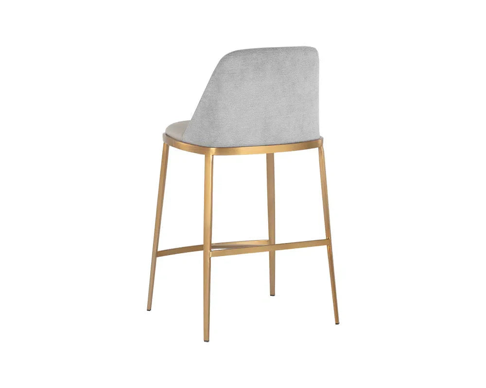 Dover Leather Upholstered Luxurious Counter Stool