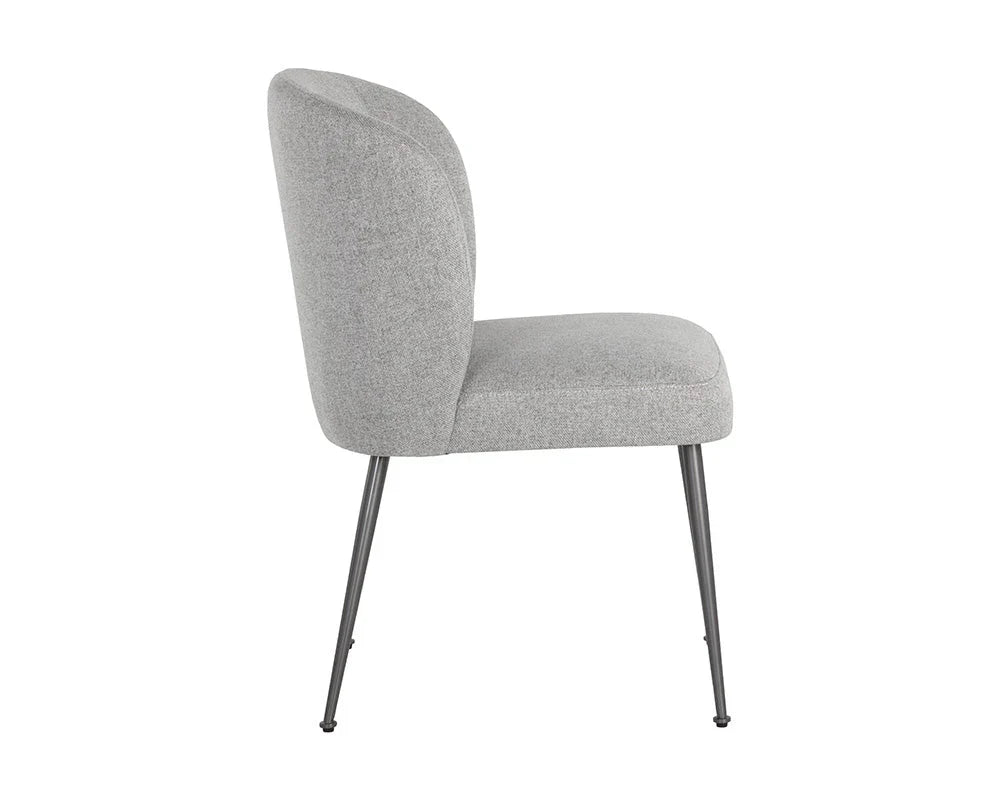 Ivana Fabric Upholstered Armless Dining Chair