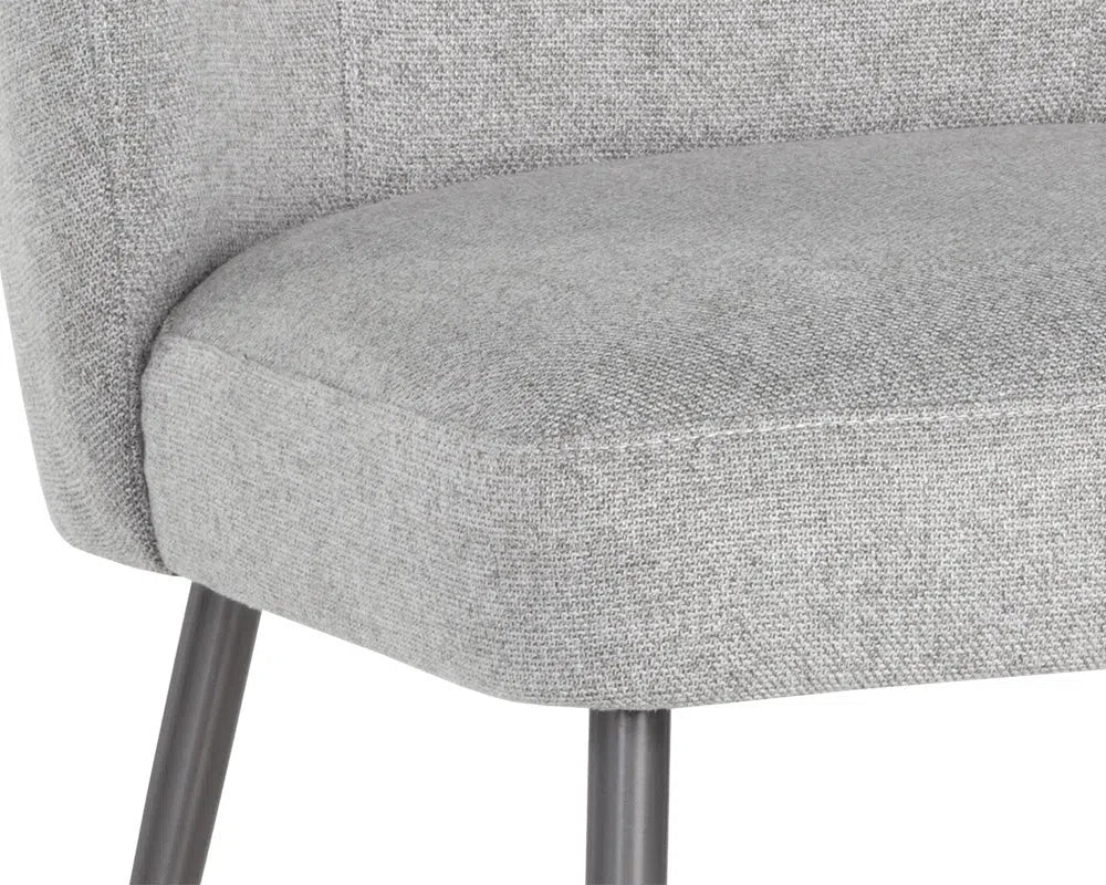 Ivana Fabric Upholstered Armless Dining Chair