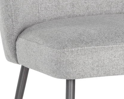 Ivana Fabric Upholstered Armless Dining Chair