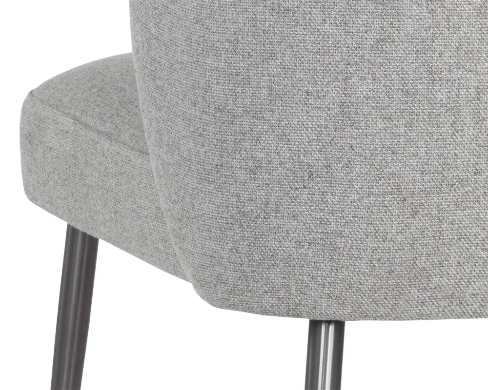 Ivana Fabric Upholstered Armless Dining Chair