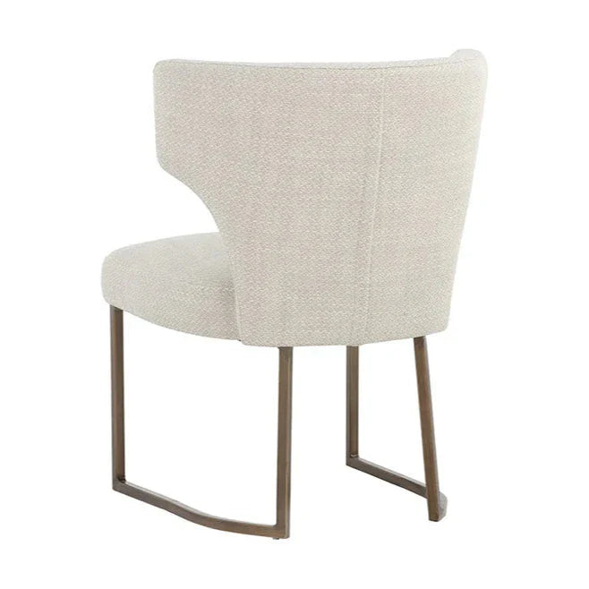 SUNPAN Yorkville Fabric Armless Dining Chair