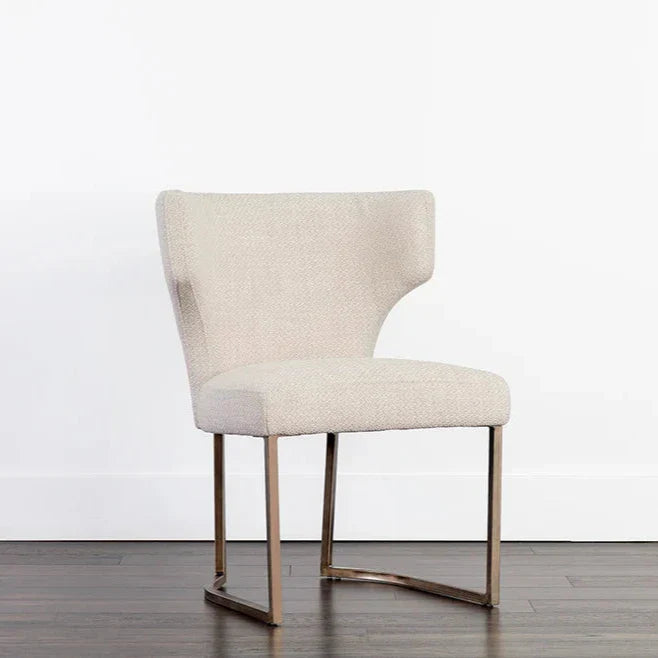 SUNPAN Yorkville Fabric Armless Dining Chair