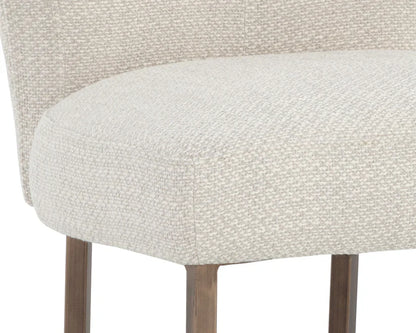 SUNPAN Yorkville Fabric Armless Dining Chair