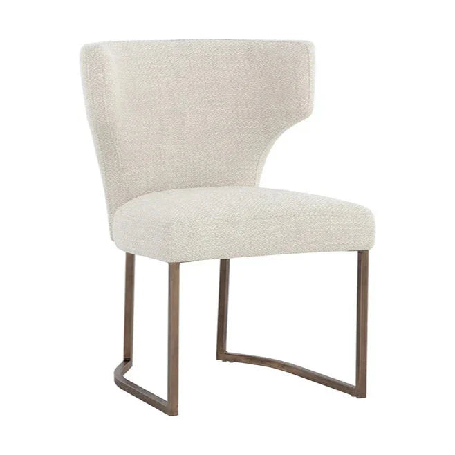 SUNPAN Yorkville Fabric Armless Dining Chair