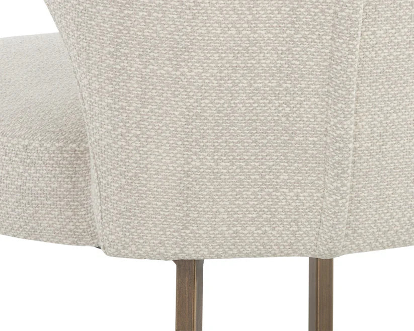 SUNPAN Yorkville Fabric Armless Dining Chair