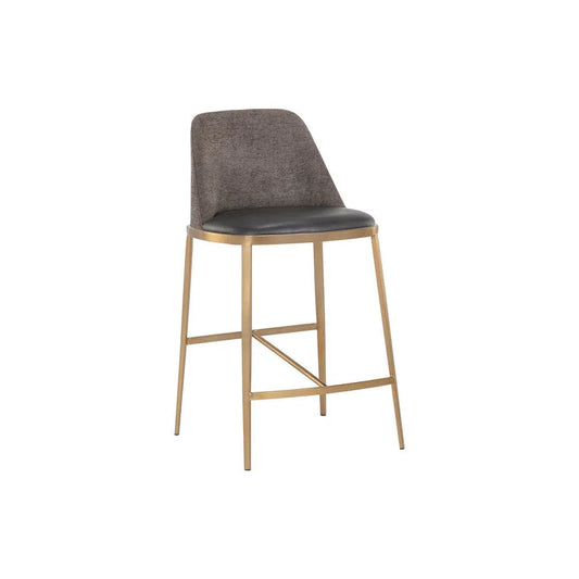 Dover Leather Upholstered Luxurious Counter Stool