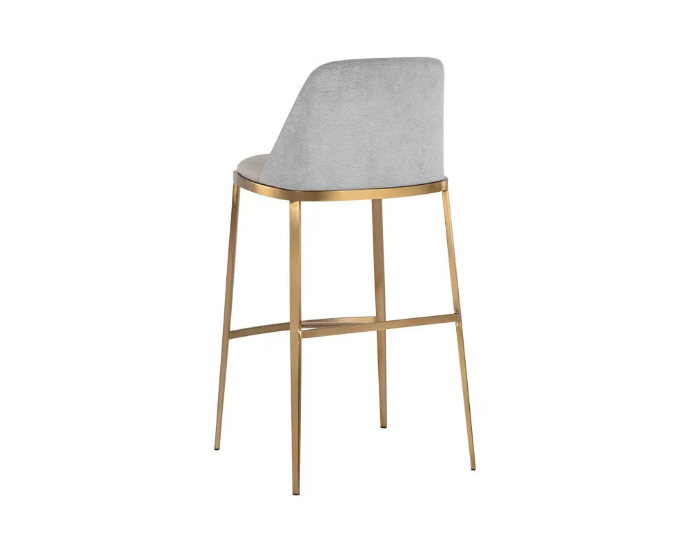 Dover Leather Upholstered Luxurious Barstool