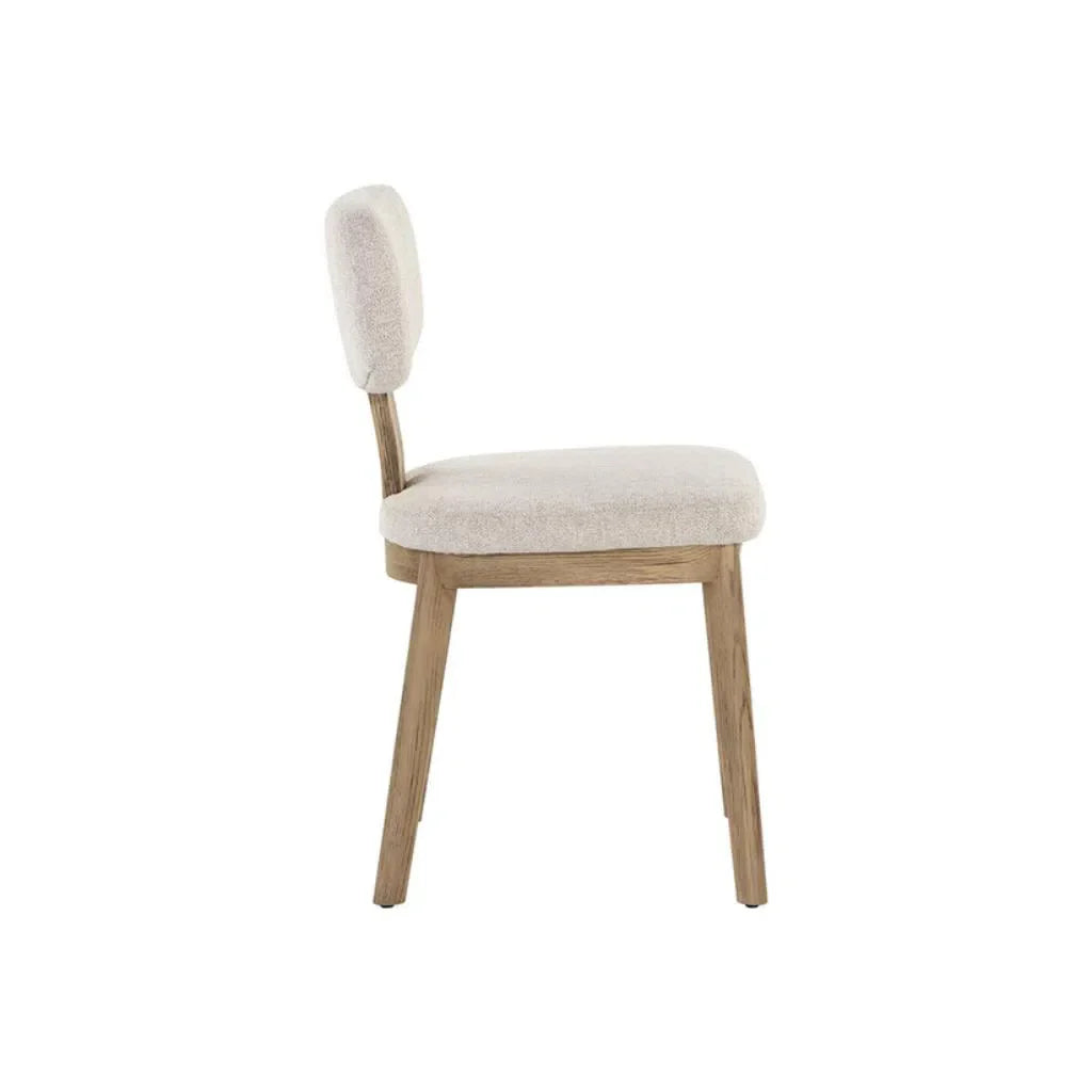 SUNPAN Rickett Fabric Armless Dining Chair 2PC