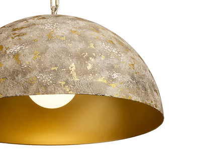 Tara Pendant Light Antique Gold Modern Dome Design