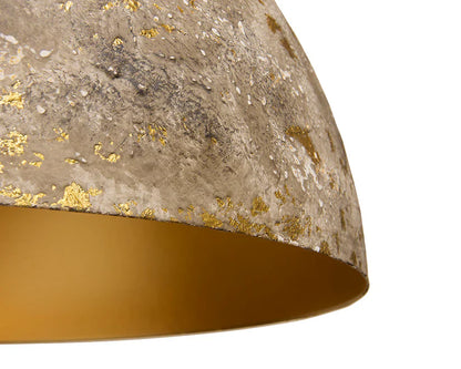 Tara Pendant Light Antique Gold Modern Dome Design