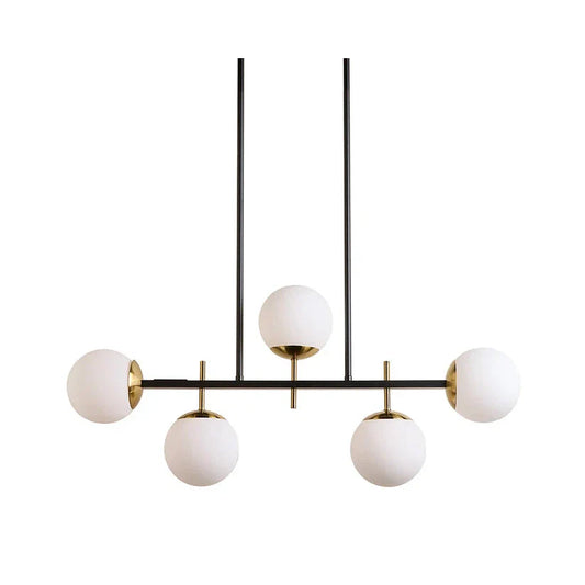 Keiley Chandelier Modern Design with Gold Accents