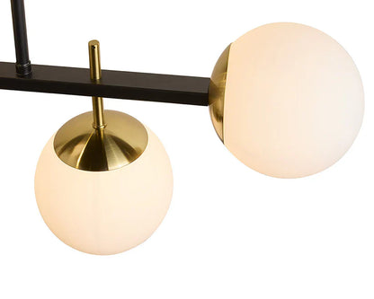 Keiley Chandelier Modern Design with Gold Accents