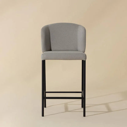 SUNPAN Pearce Counter Stool Light Grey Bravo Cognac 2PC