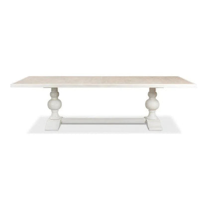 108" Rectangular Trestle Dining Table Seats 8