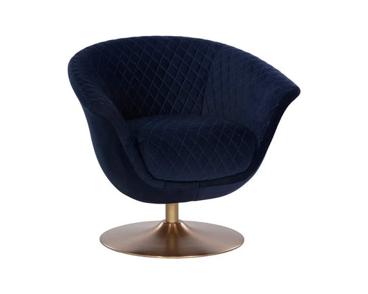 SUNPAN Carine Fabric Swivel Lounge Chair
