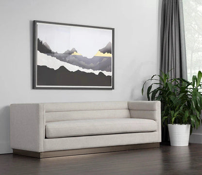 Talbot Sofa Belfast Oatmeal Modern Couch