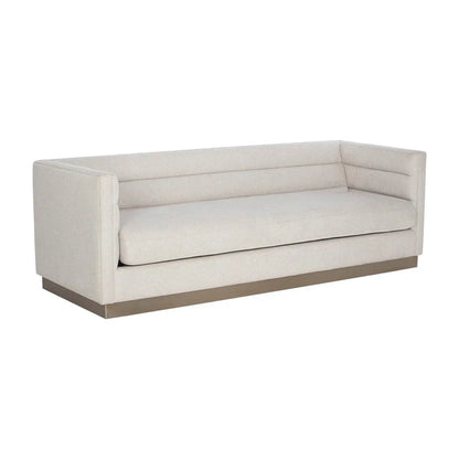 Talbot Sofa Belfast Oatmeal Modern Couch