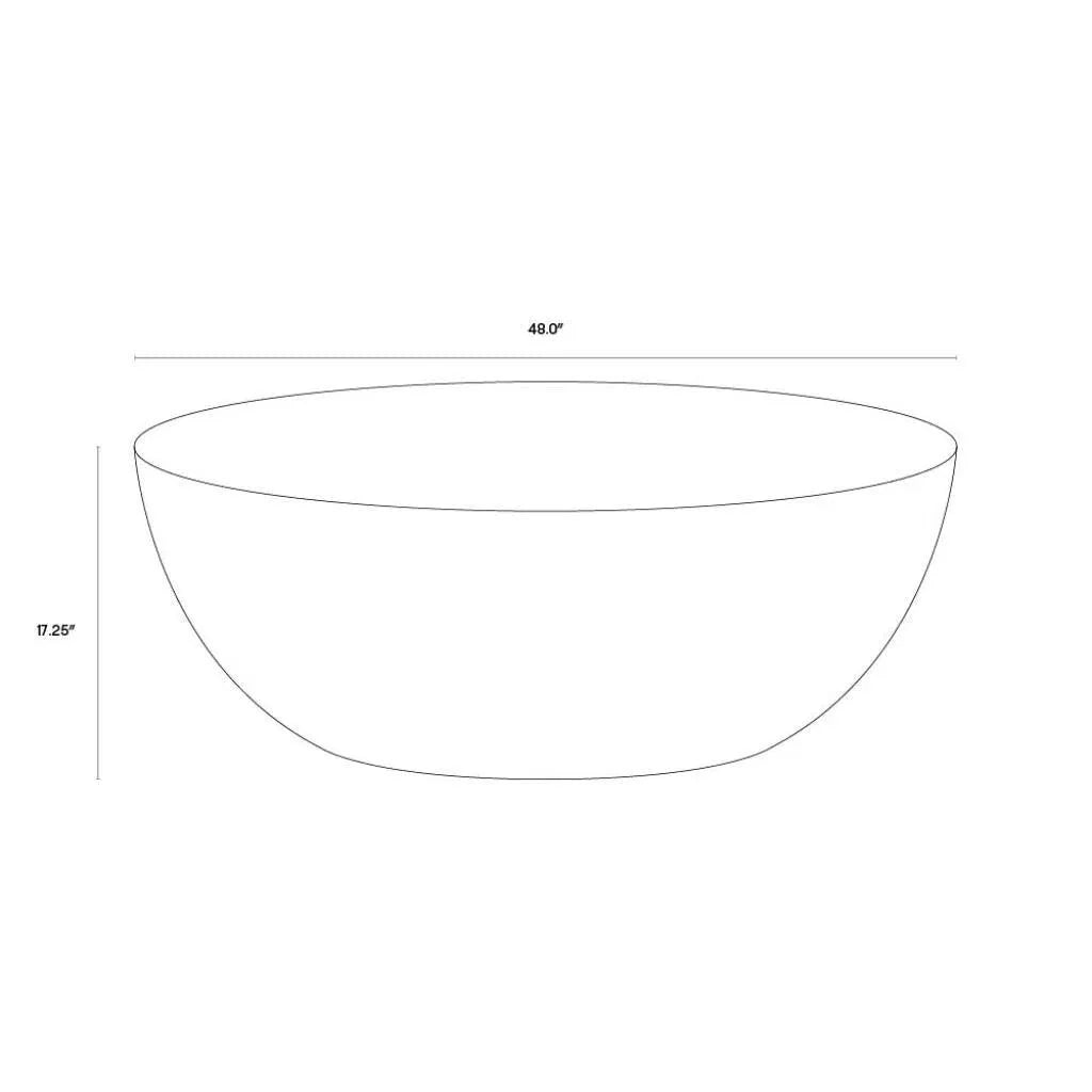 SUNPAN Kinsley Wooden Hand Round Coffee Table