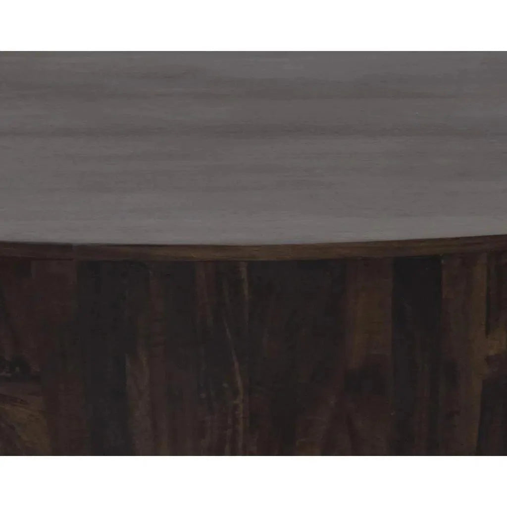 SUNPAN Kinsley Wooden Hand Round Coffee Table