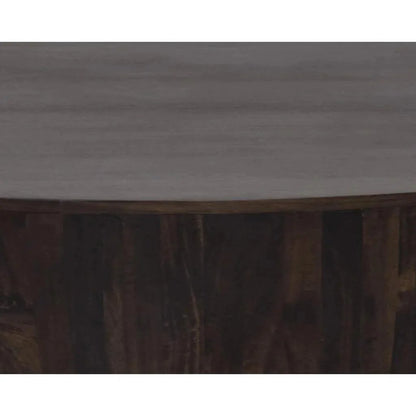 SUNPAN Kinsley Wooden Hand Round Coffee Table
