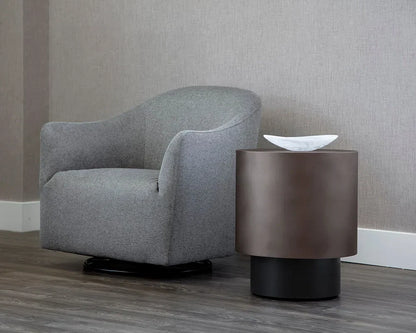 SUNPAN Bernaby Iron Round End Table