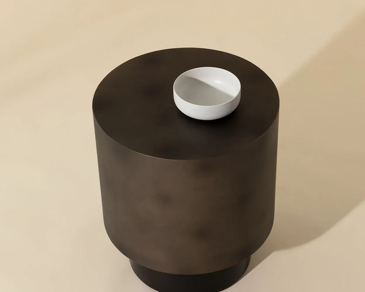 SUNPAN Bernaby Iron Round End Table