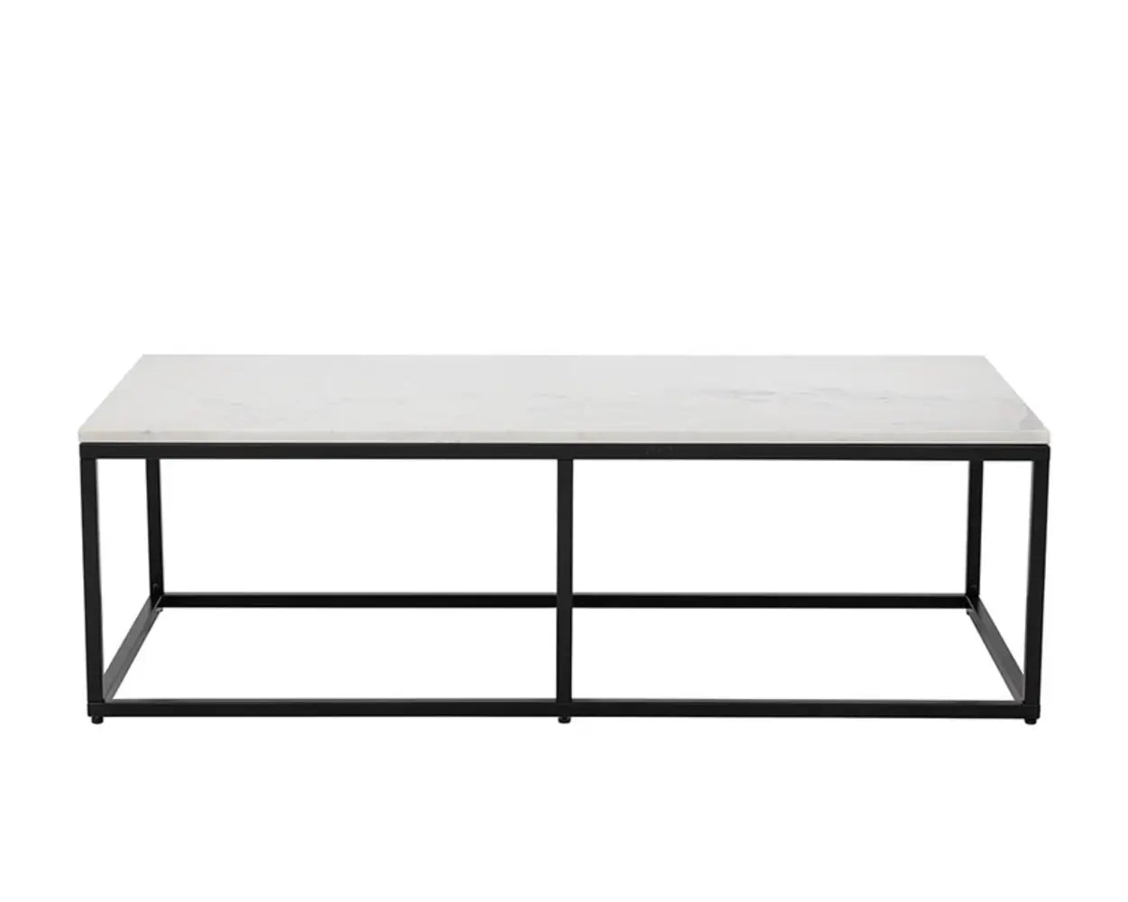 Ellery Marble Topped Rectangular Coffee Table