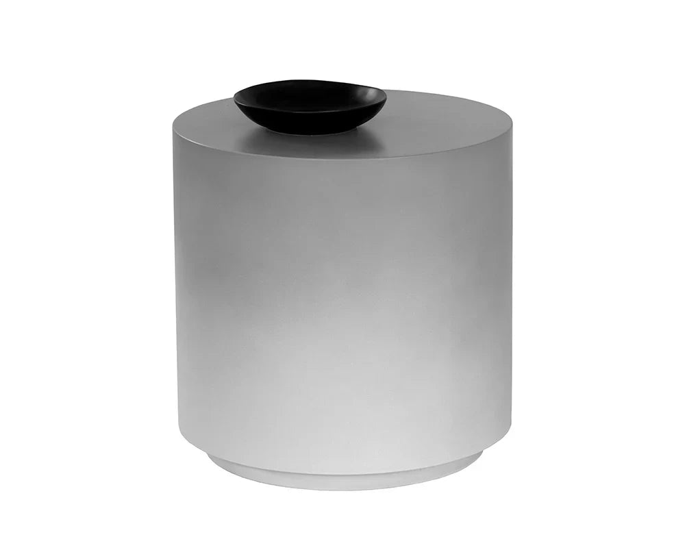 Perfetti End Table Contemporary Concrete With Ombré Finish