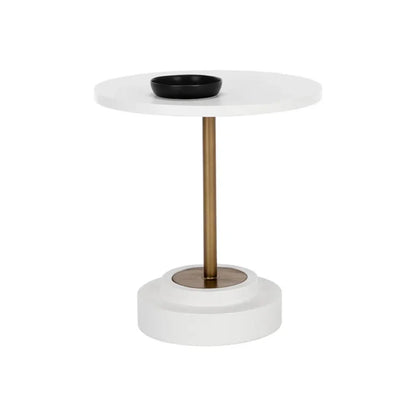 Marlowe Concrete Outdoor Round Bistro Table