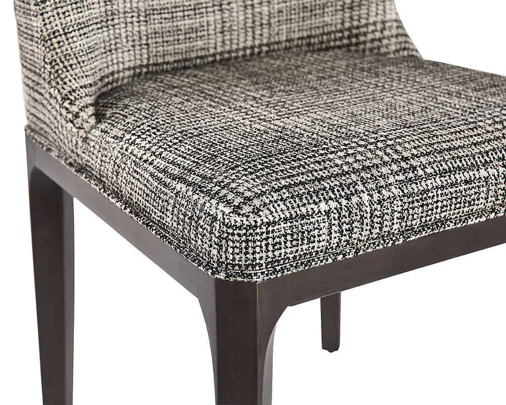 SUNPAN Elisa Fabric Armless Dining Chair