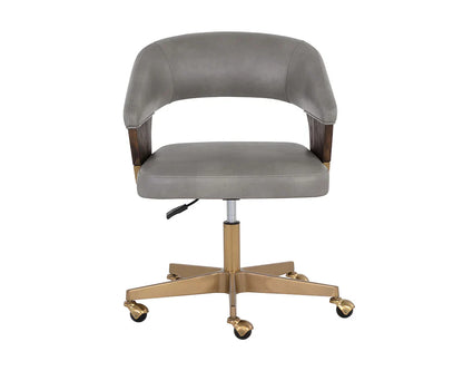 Leonce Office Chair Bravo Metal With Matte Gold Base