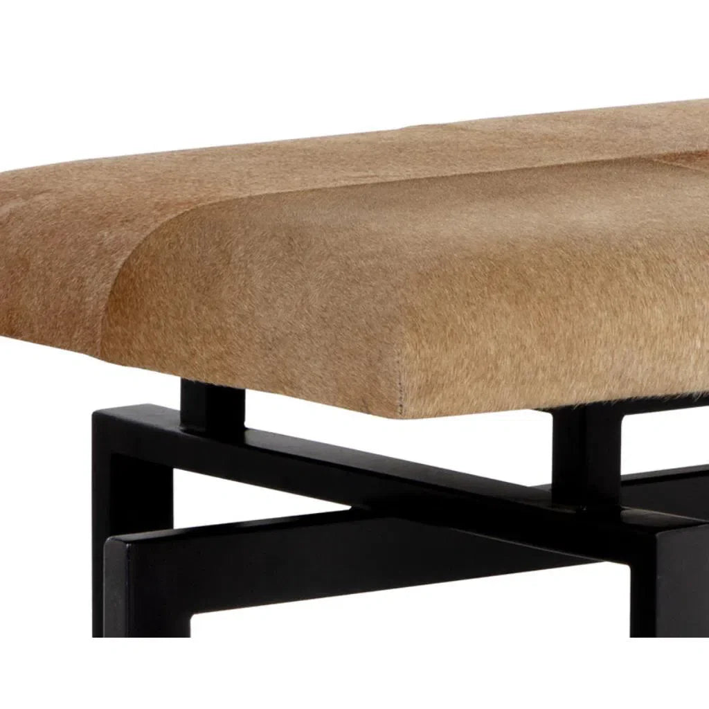 SUNPAN Pilar Cowhide Transitional Backless Bench