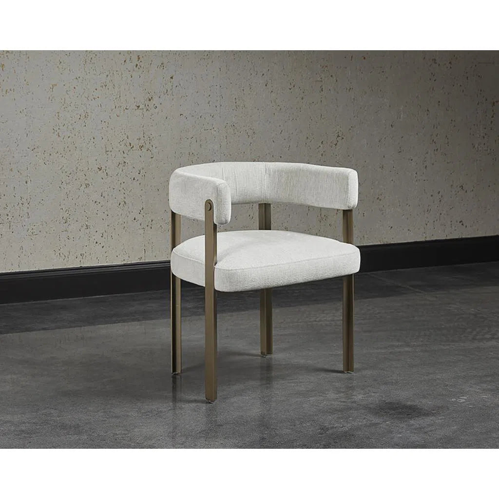SUNPAN Mae Fabric Dining Armchair