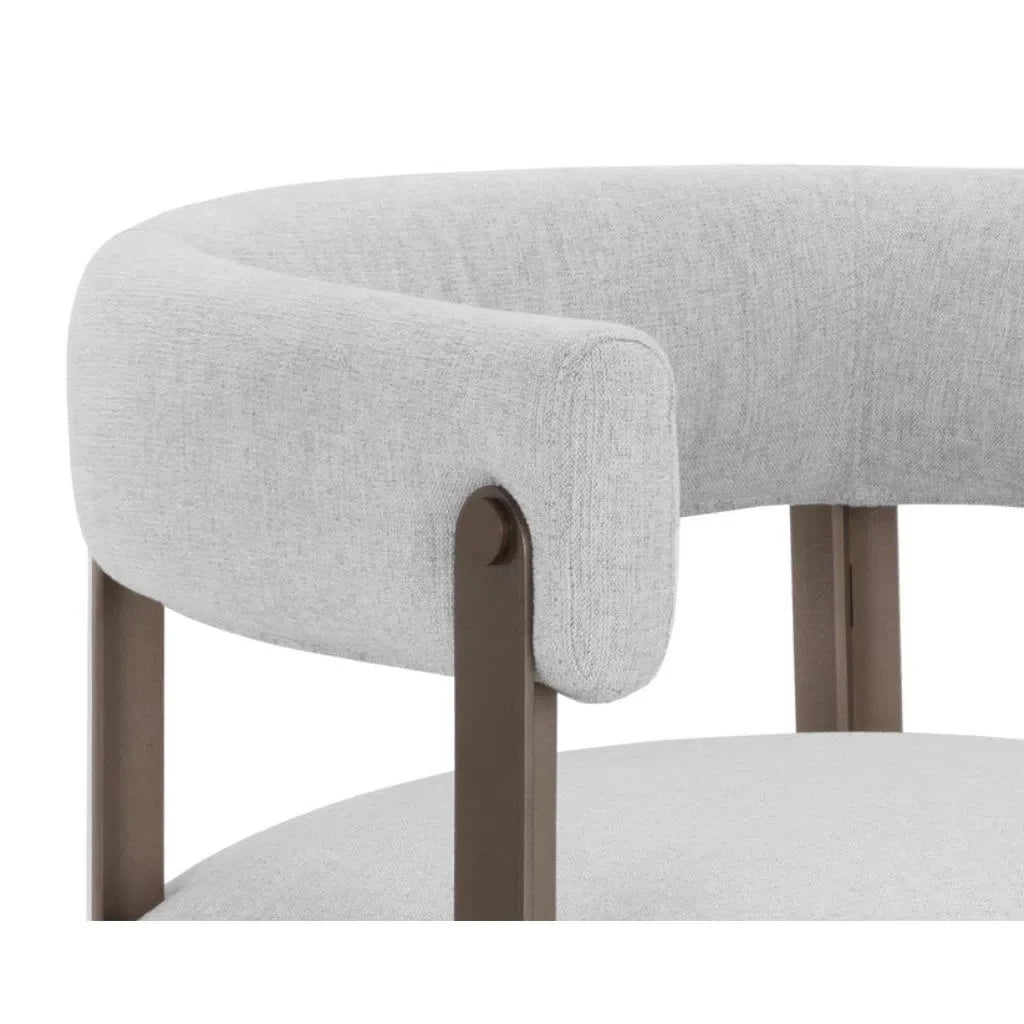 SUNPAN Mae Fabric Dining Armchair