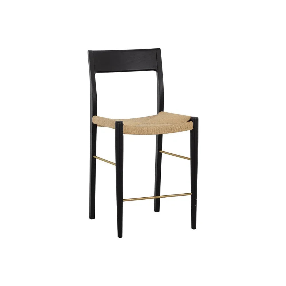 SUNPAN Bondi Rope Wooden Counter Stool