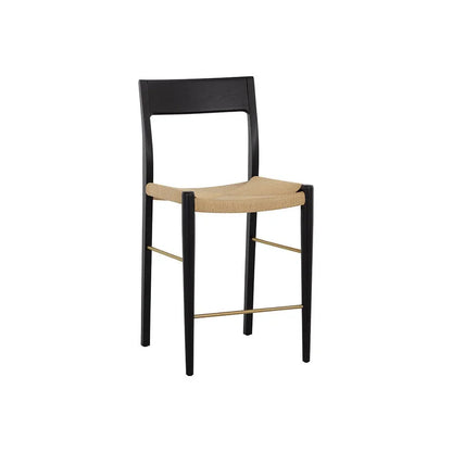 SUNPAN Bondi Rope Wooden Counter Stool