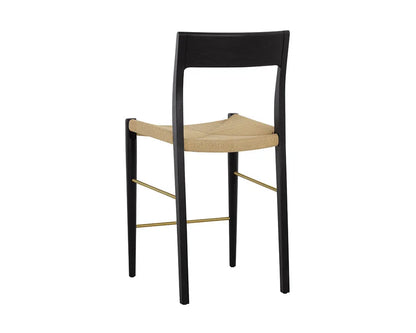 SUNPAN Bondi Rope Wooden Counter Stool