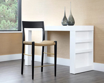 SUNPAN Bondi Rope Wooden Counter Stool