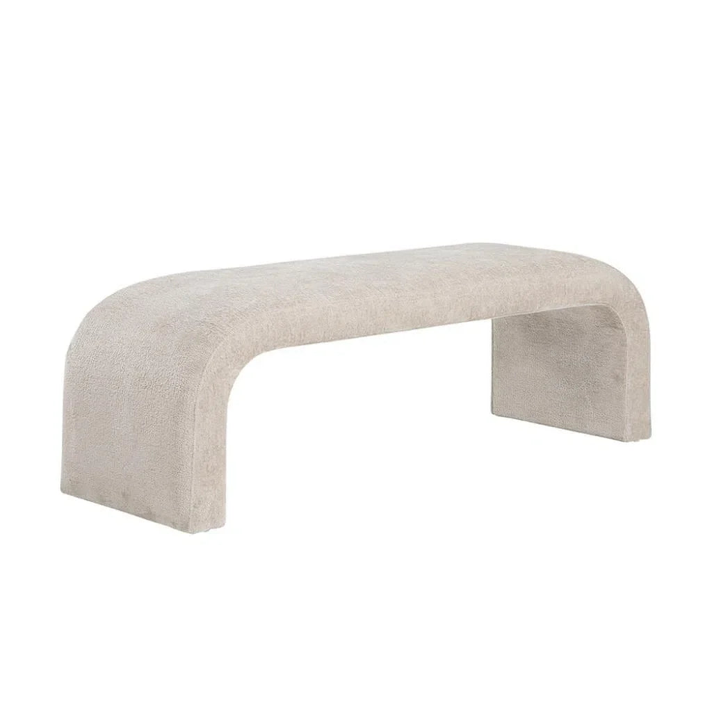 Nahara Fabric Upholstered Backless Bench