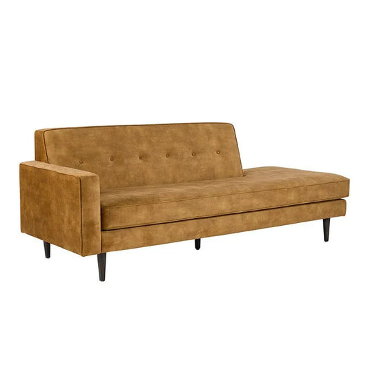 Palmyra Sofa Nono Tapenade Gold Mid-Century Comfort