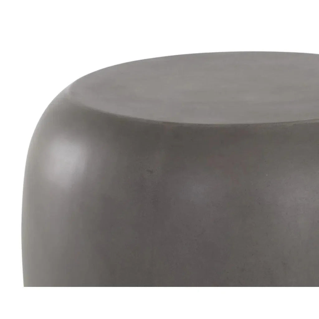 Iolite Concrete Outdoor Round End Table