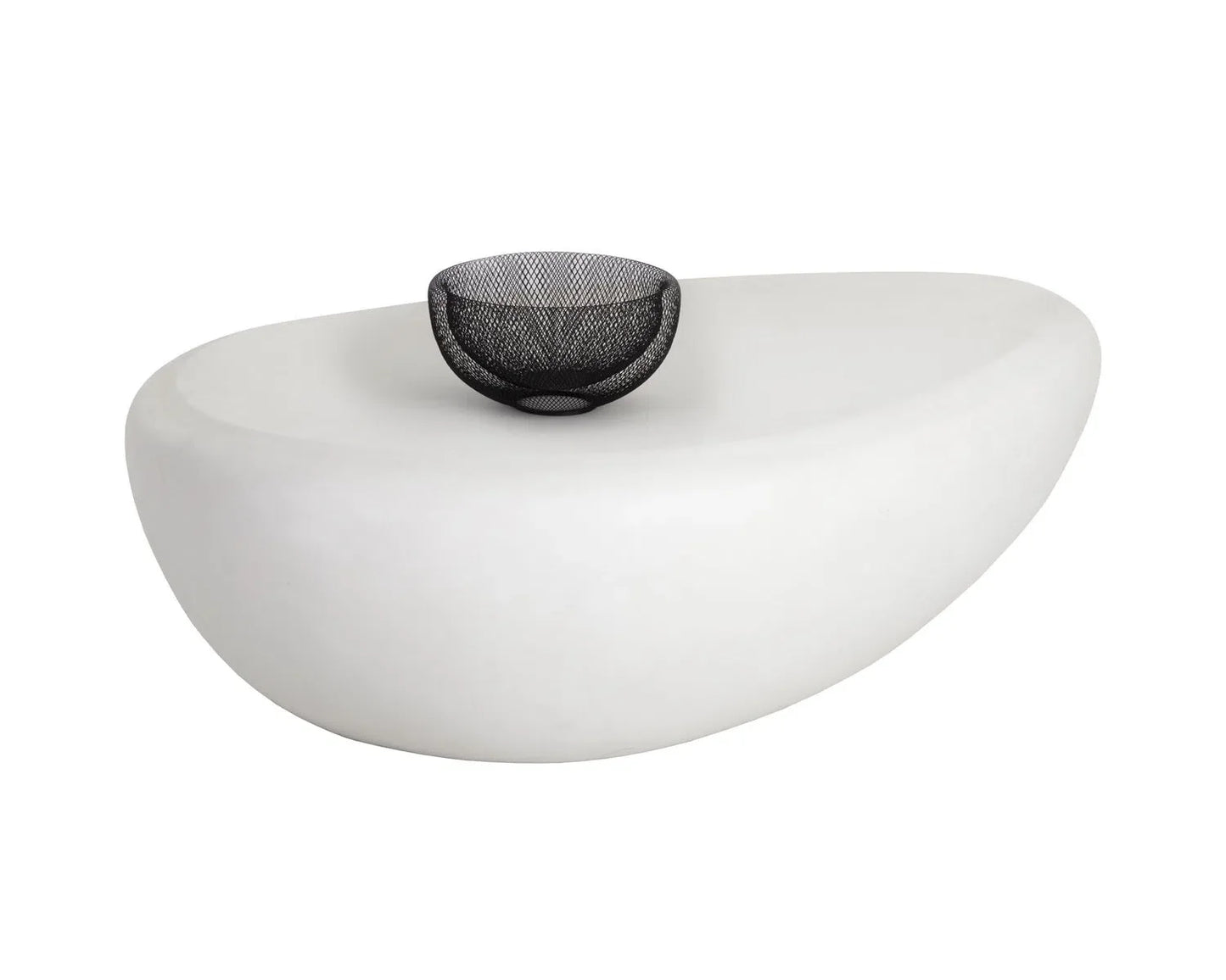 SUNPAN Corvo Concrete Outdoor Geometric Coffee Table