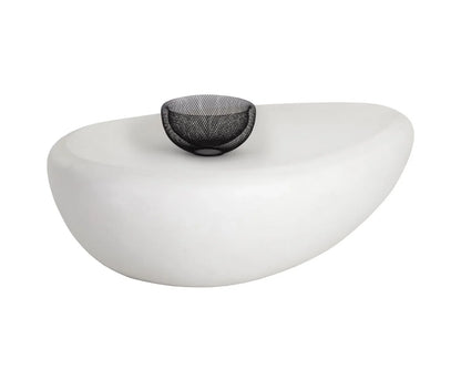 SUNPAN Corvo Concrete Outdoor Geometric Coffee Table