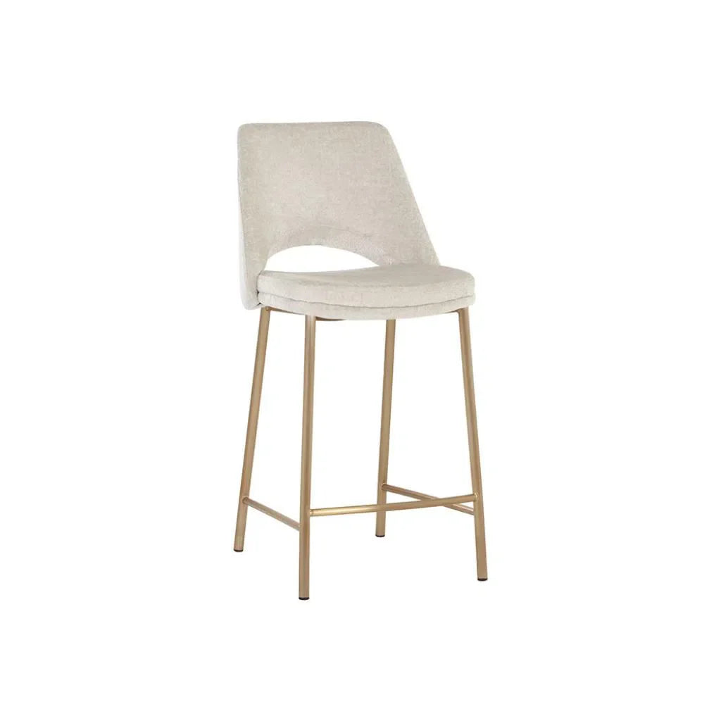 Radella Fabric Upholstered Counter Stool