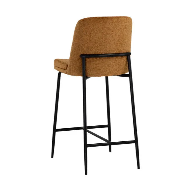 Zeke Fabric Upholstered Counter Stool