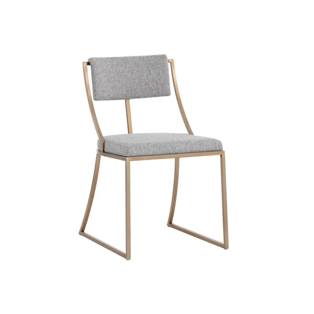 Makena Fabric Armless Dining Chair