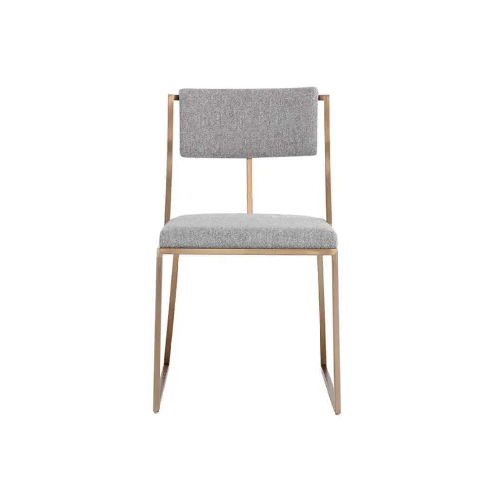 Makena Fabric Armless Dining Chair