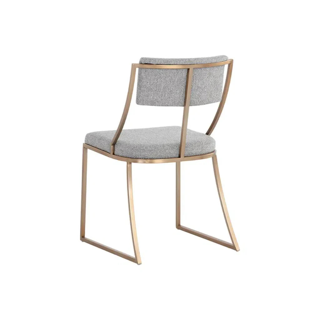 Makena Fabric Armless Dining Chair